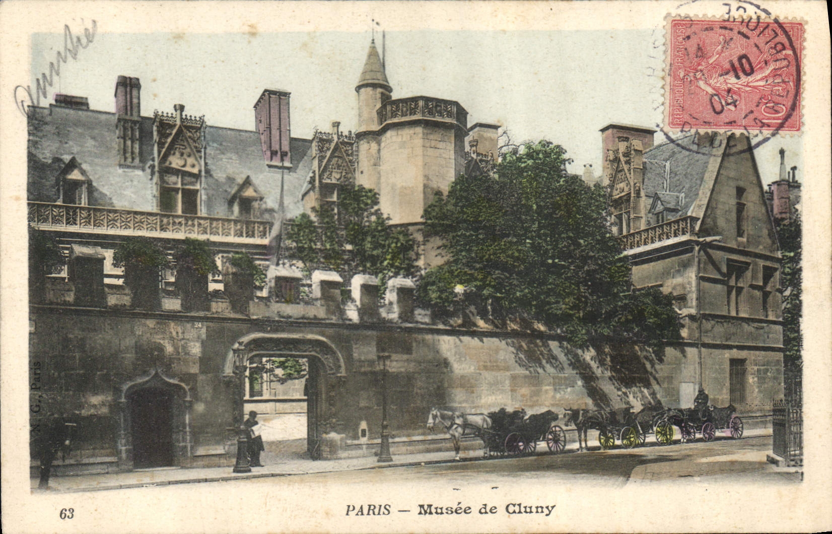 CPA Paris Musee de Cluny 