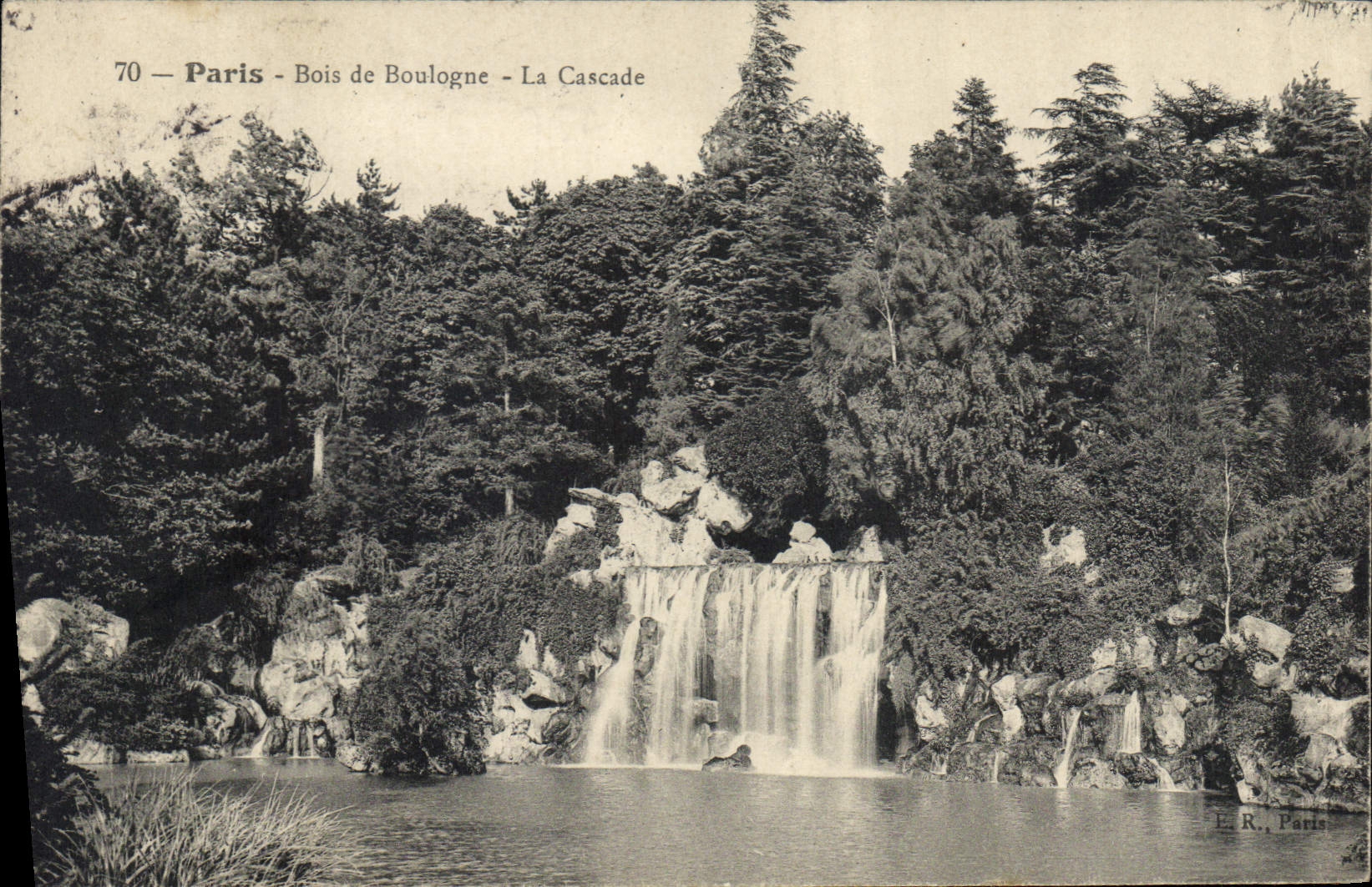 CPA Paris Bois de Boulogne La Cascade 