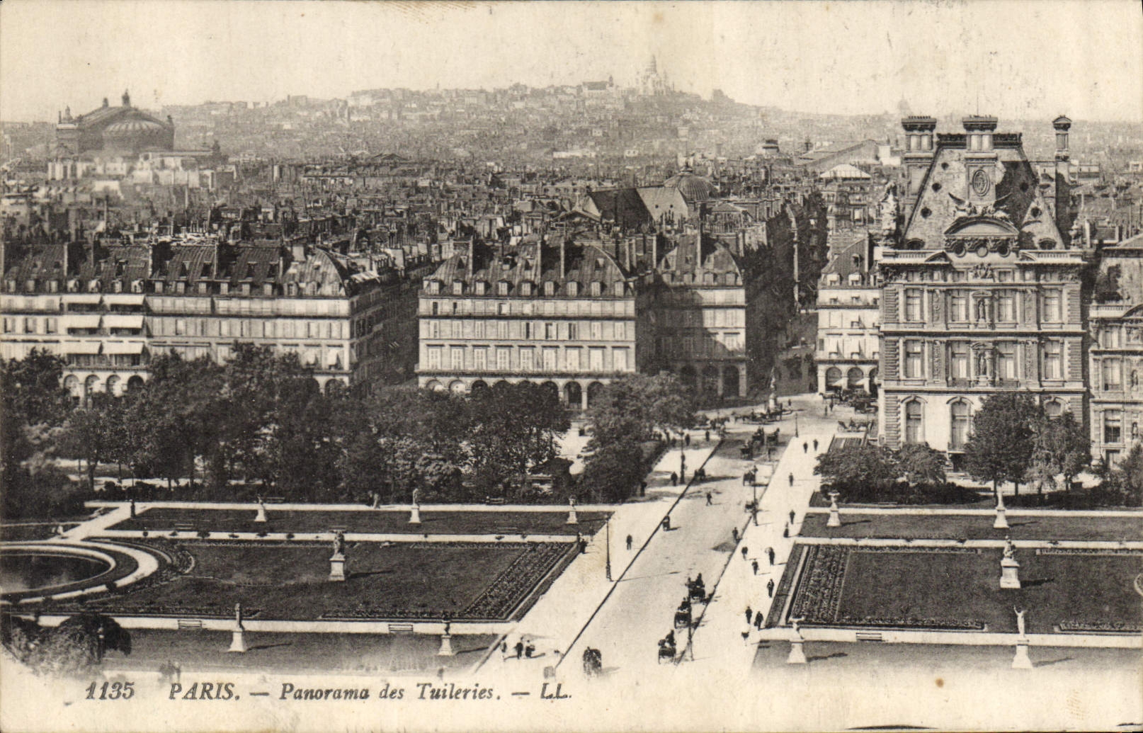 CPA Paris Panorama des Tuileries 