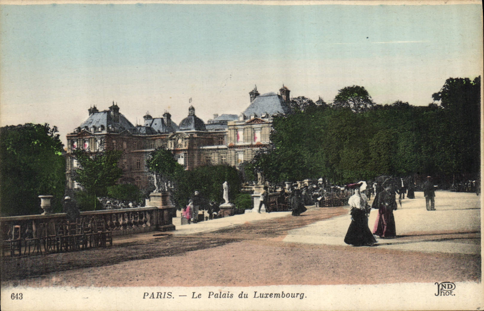 CPA Paris Le Palais du Luxembourg 