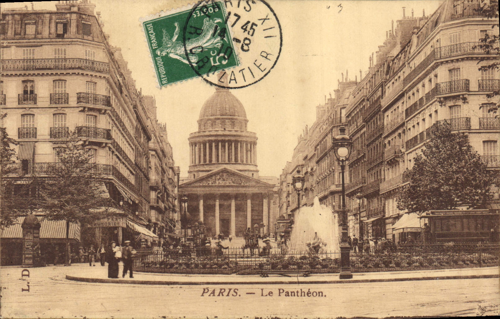 CPA Paris Le Pantheon 