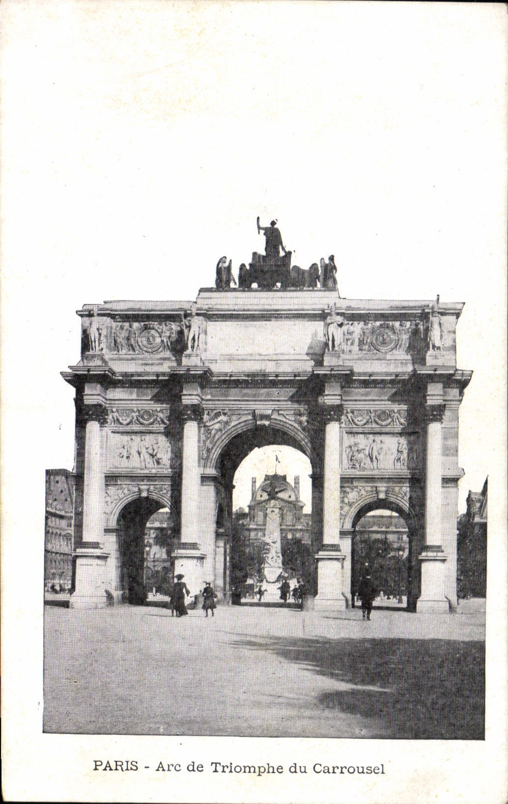 CPA Paris Arc de Triomphe du Carrousel 