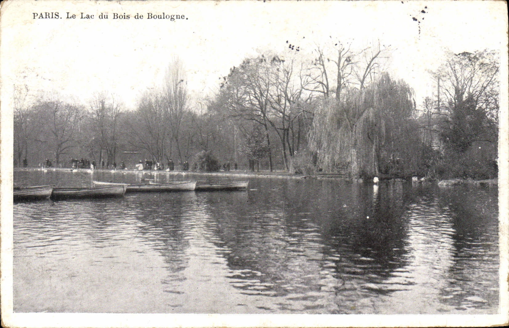 CPA Paris Le Lac du Bois de Boulogne 