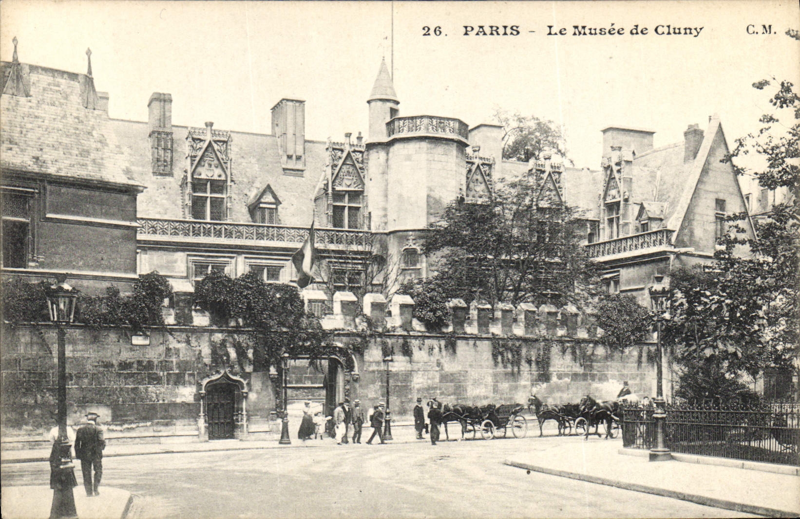 CPA Paris Le Musee de Cluny 