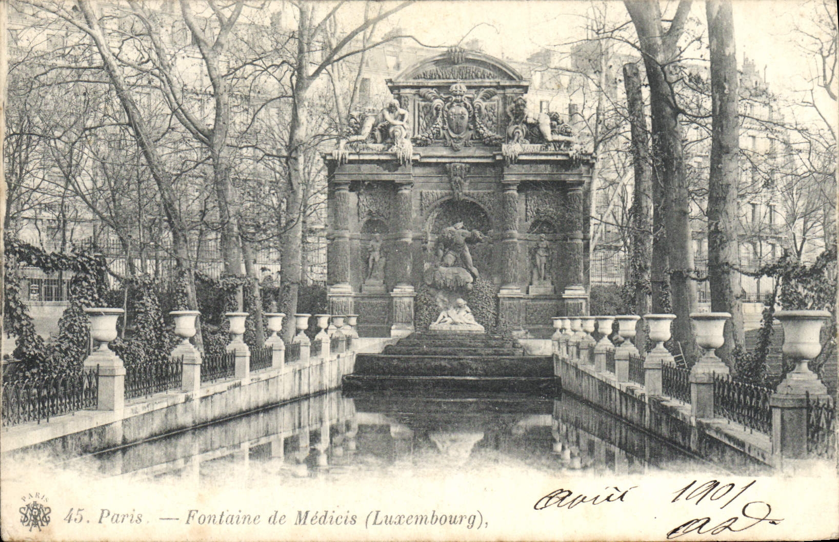 CPA Paris Fontaine de Medicis Luxembourg 