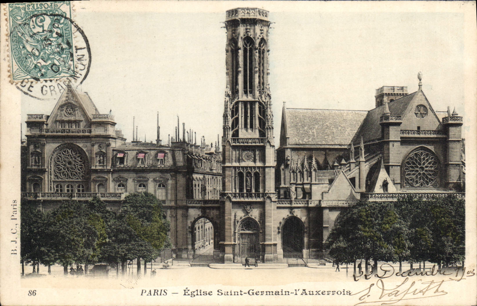 CPA Paris Eglise Saint Germain l'Auxerrois