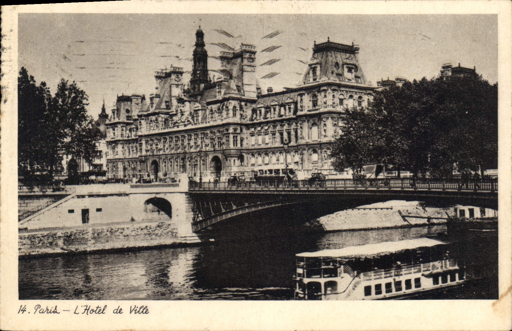 CPA Paris l'hotel de Ville 