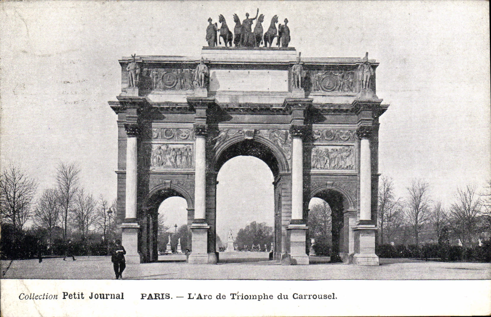 CPA Collection Petit Journal Paris L'Arc de Triomphe du Carrousel 