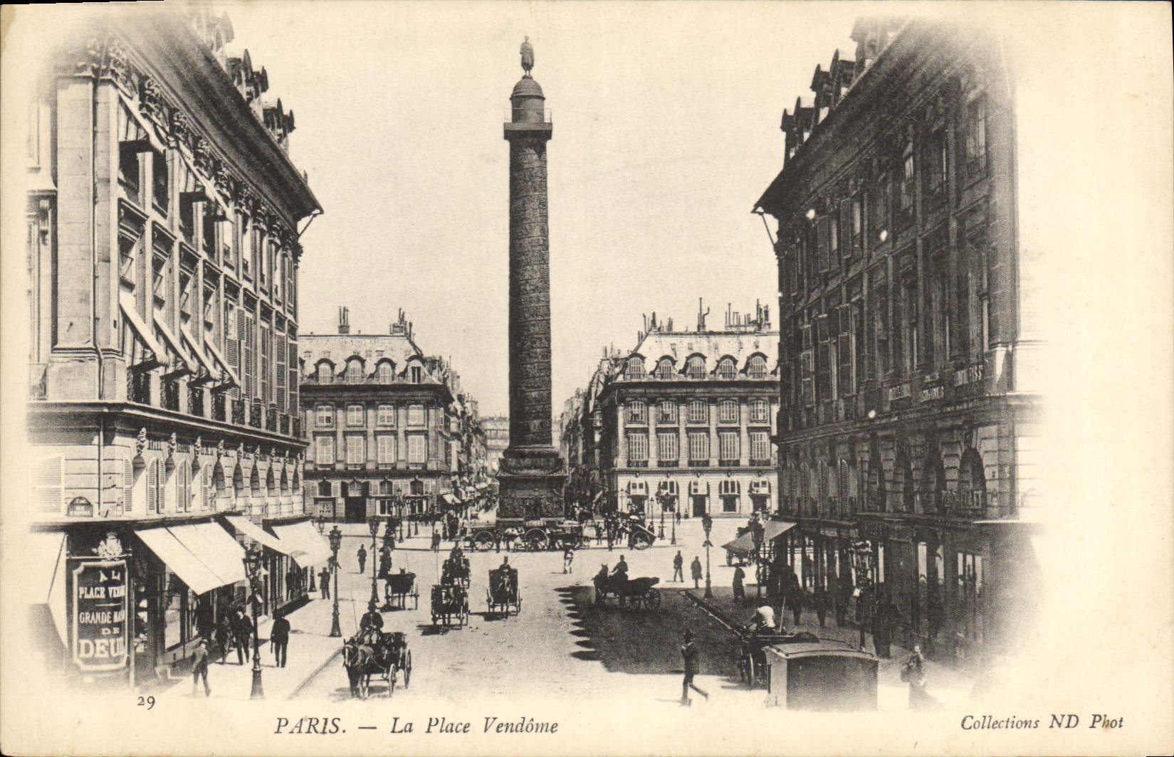 CPA Paris La Place Vendome 