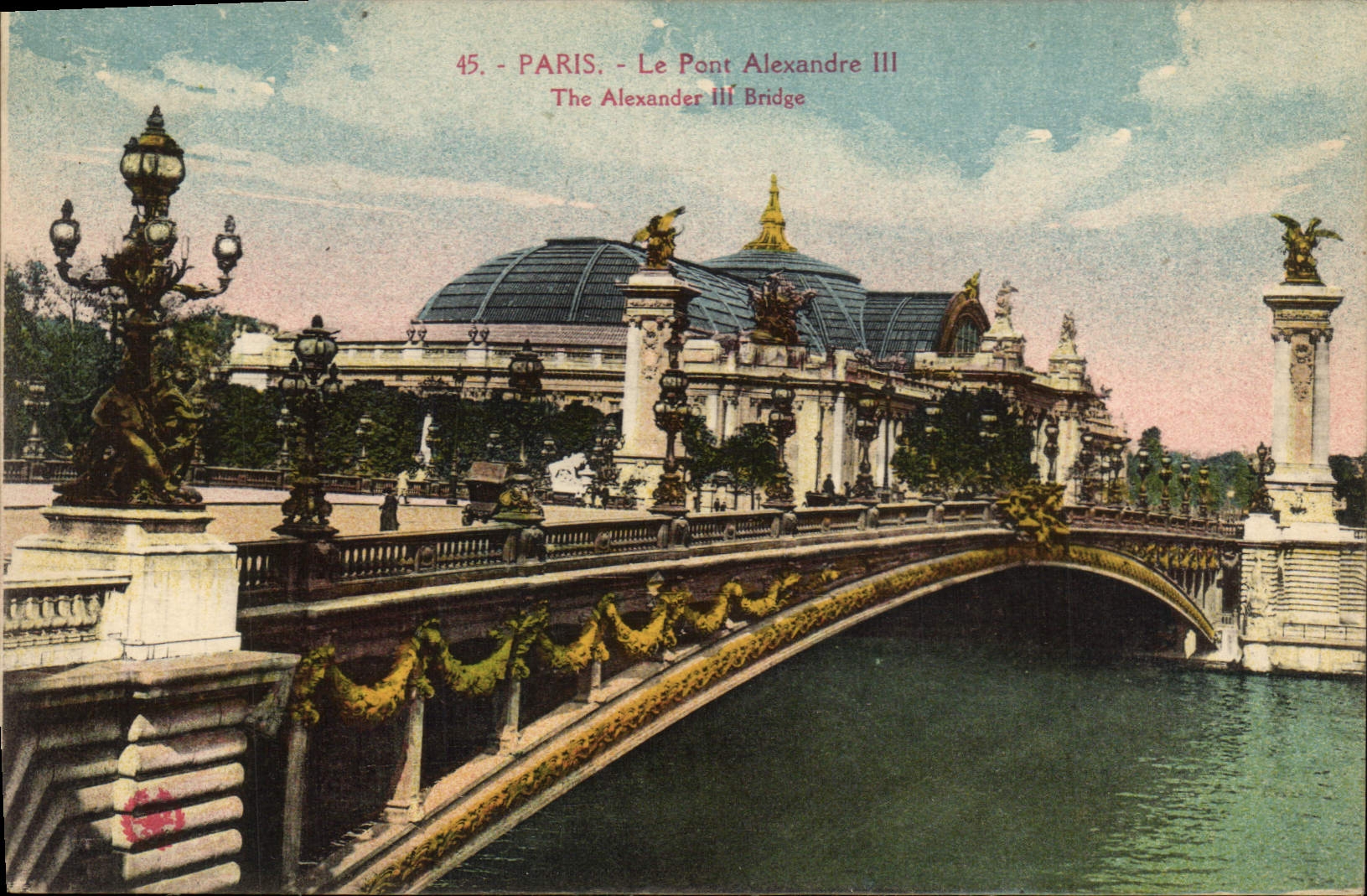 CPA Paris Le Pont Alexandre III 