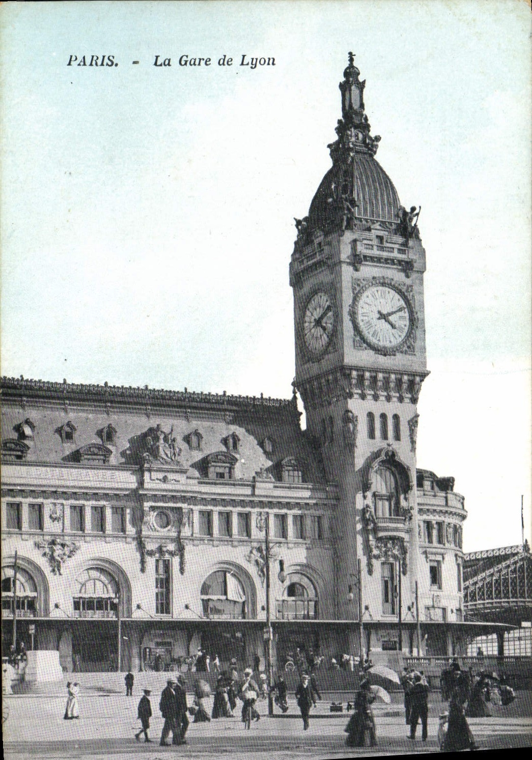 CPA Paris La Gare de Lyon