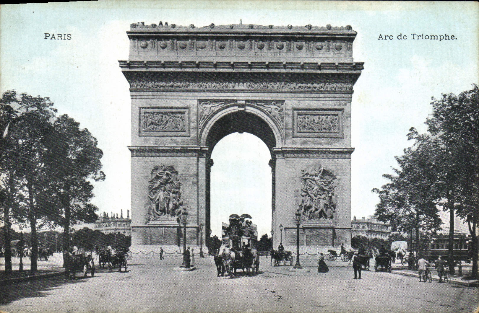 CPA Paris Arc de Triomphe 