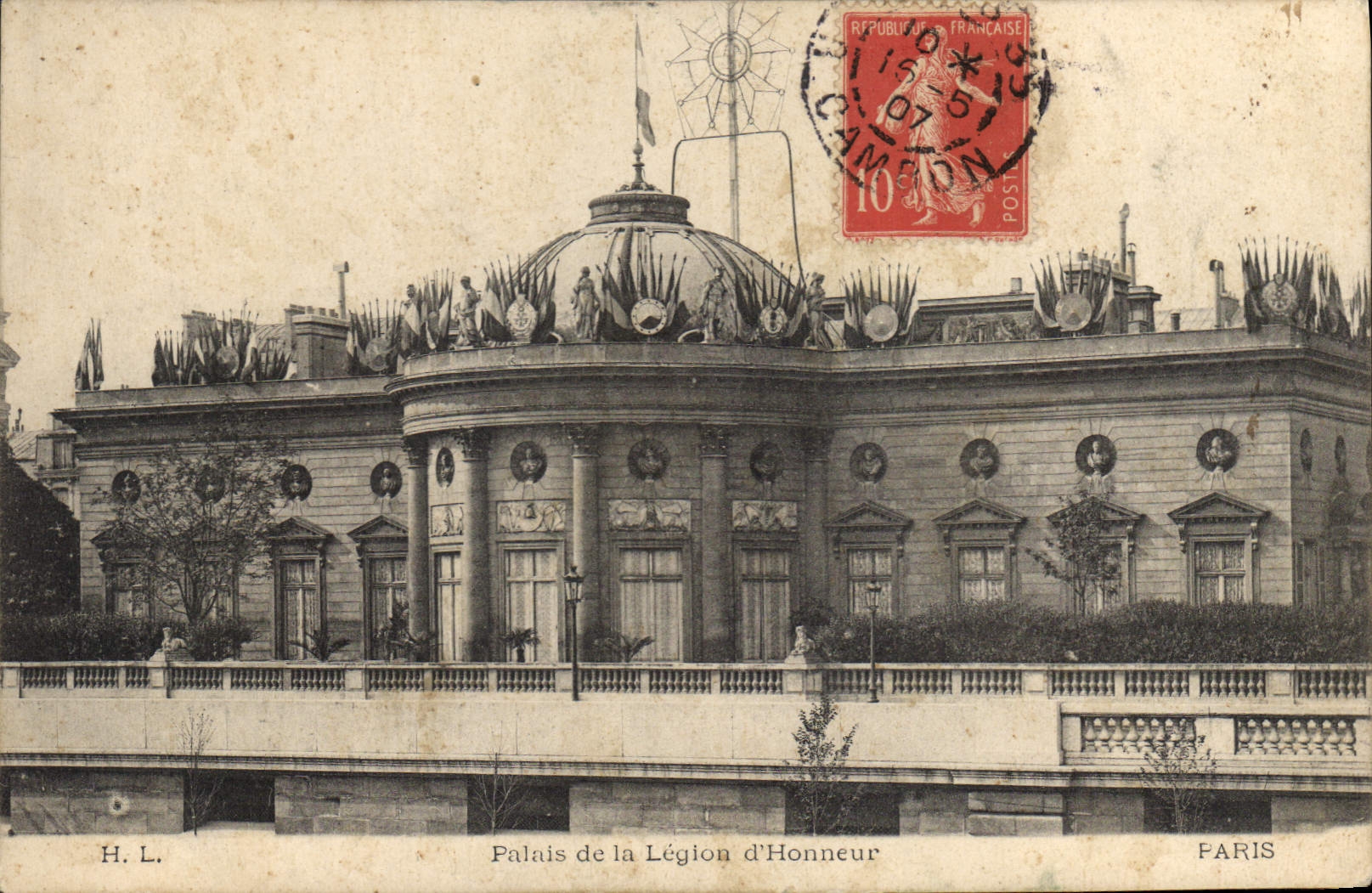 CPA Paris Palais de la Legion d'Honneur 