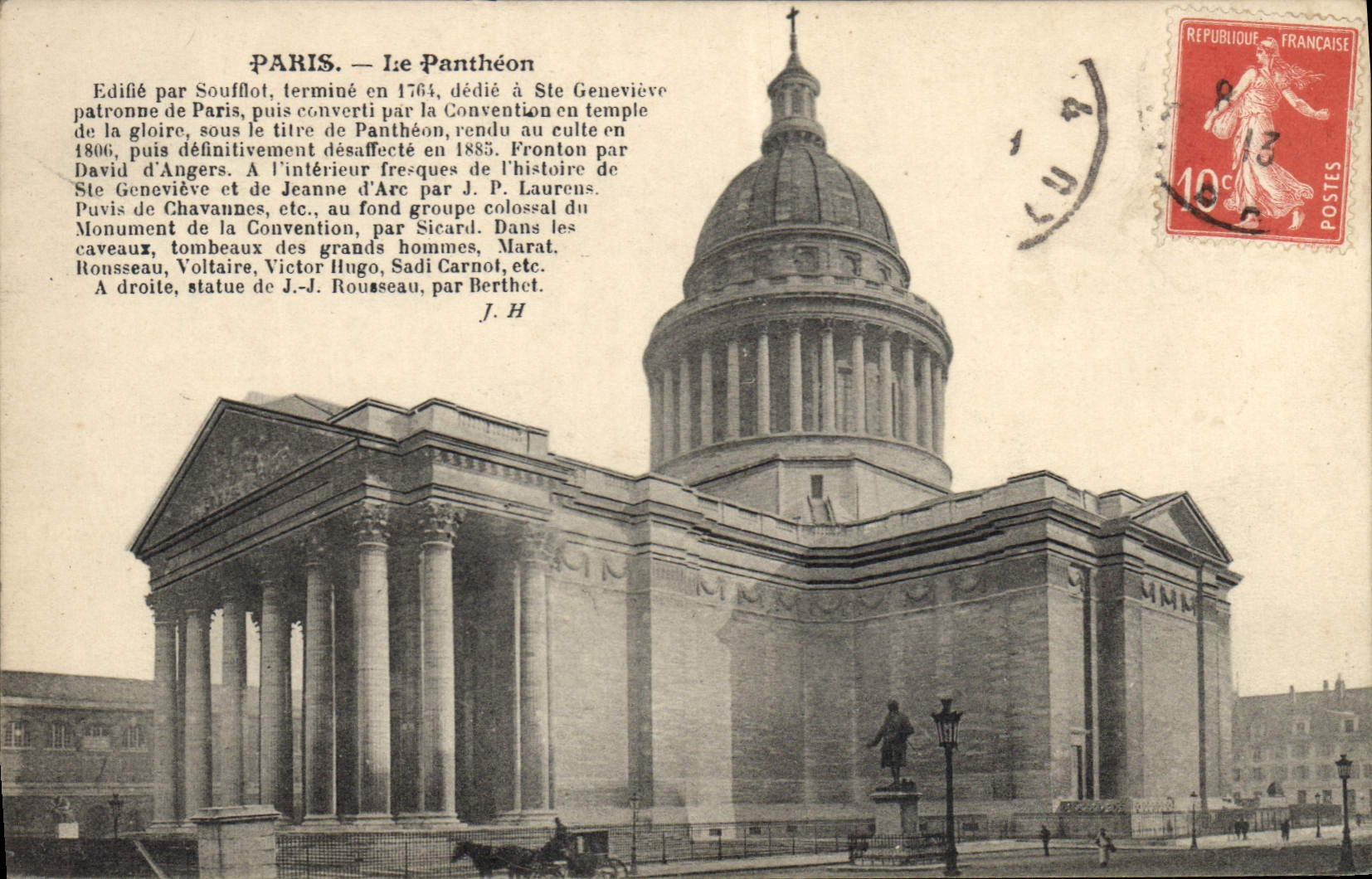 CPA Paris Le Pantheon 
