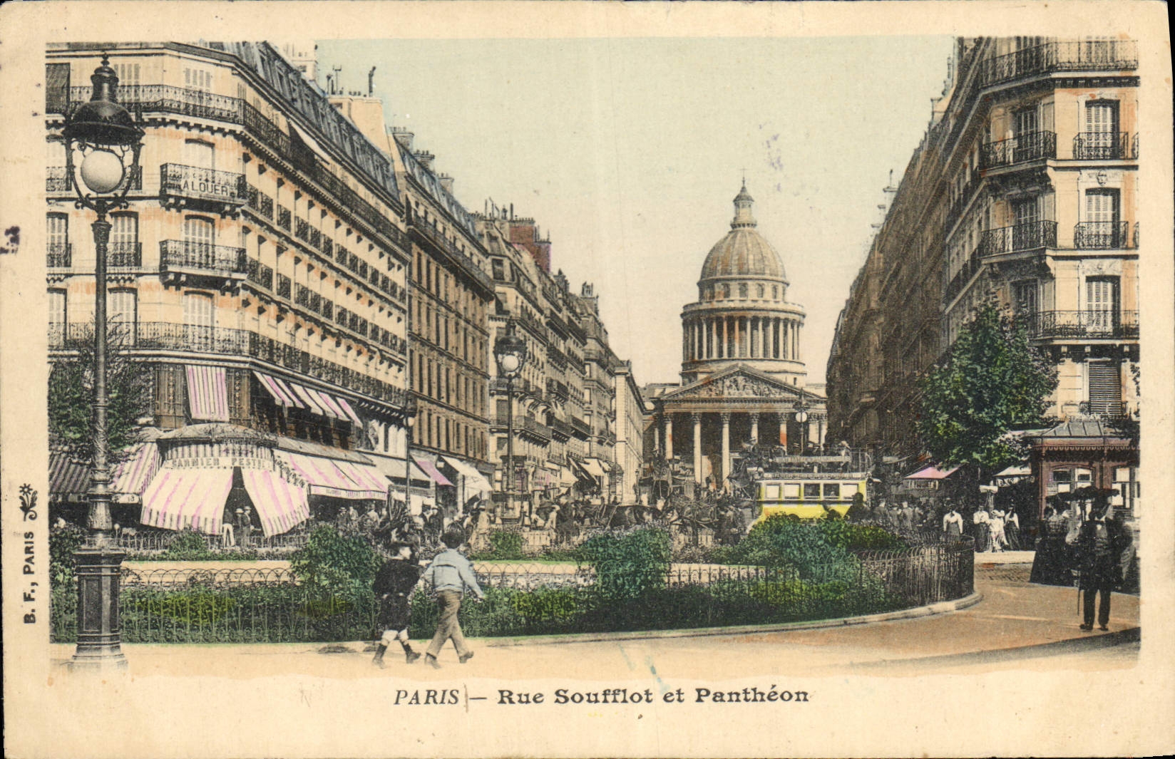 CPA Paris Rue Soufflot et Pantheon 