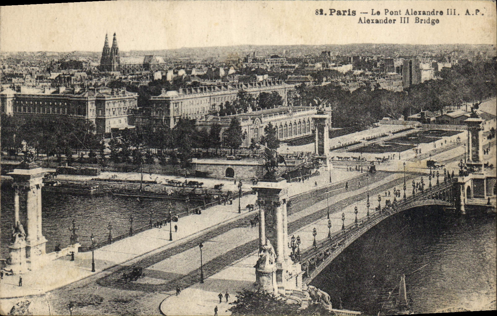 CPA Paris Le Pont Alexandre III 