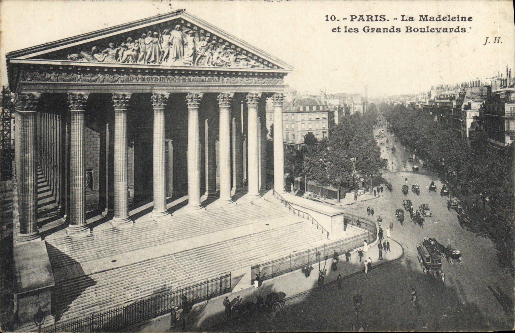 CPA Paris La Madeleine et les Grands Boulevards