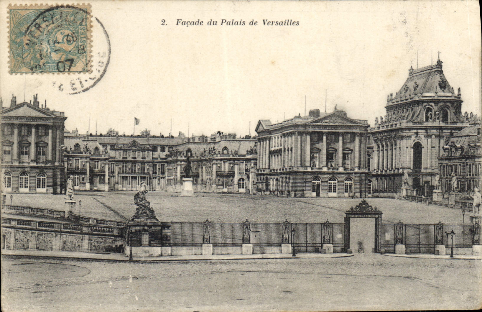 CPA Facade du Palais de Versailles 