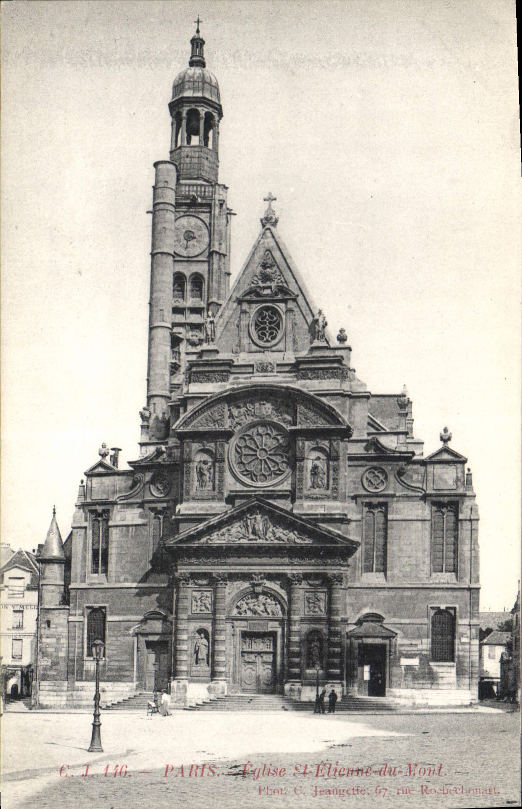 CPA Paris Eglise St Etienne du Mont 