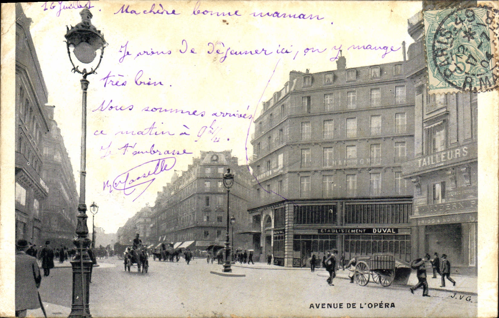 CPA Paris Avenue de l'Opera 