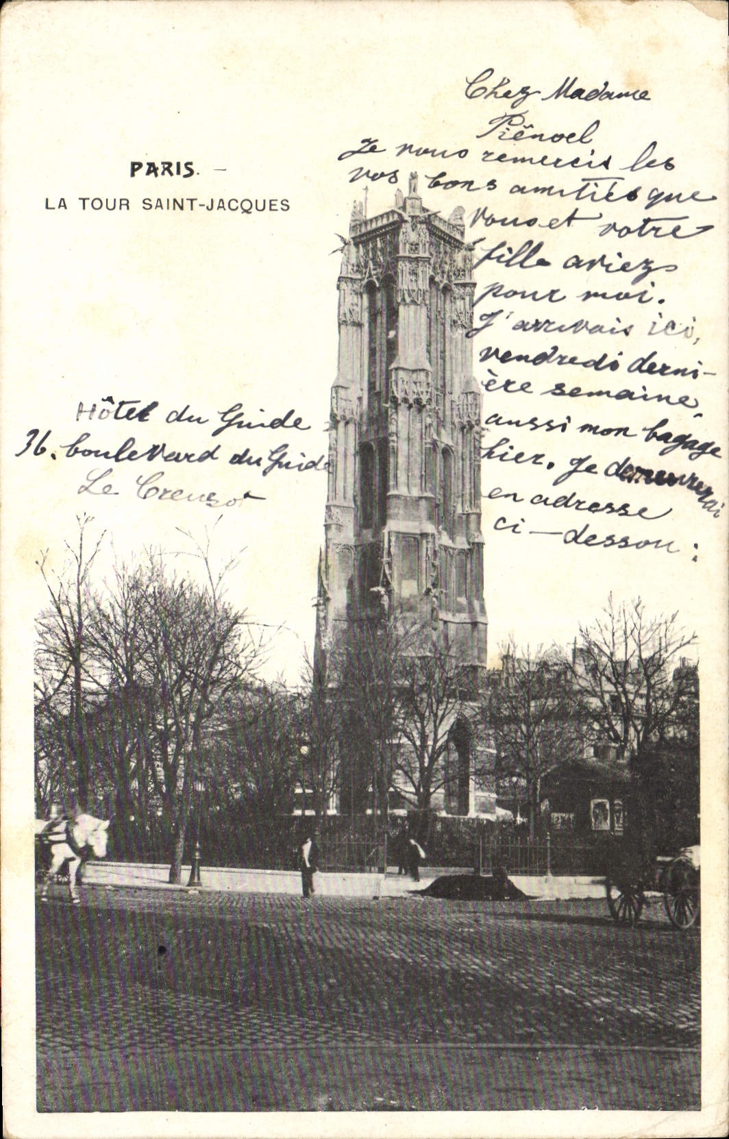 CPA Paris La Tour Saint Jacques 