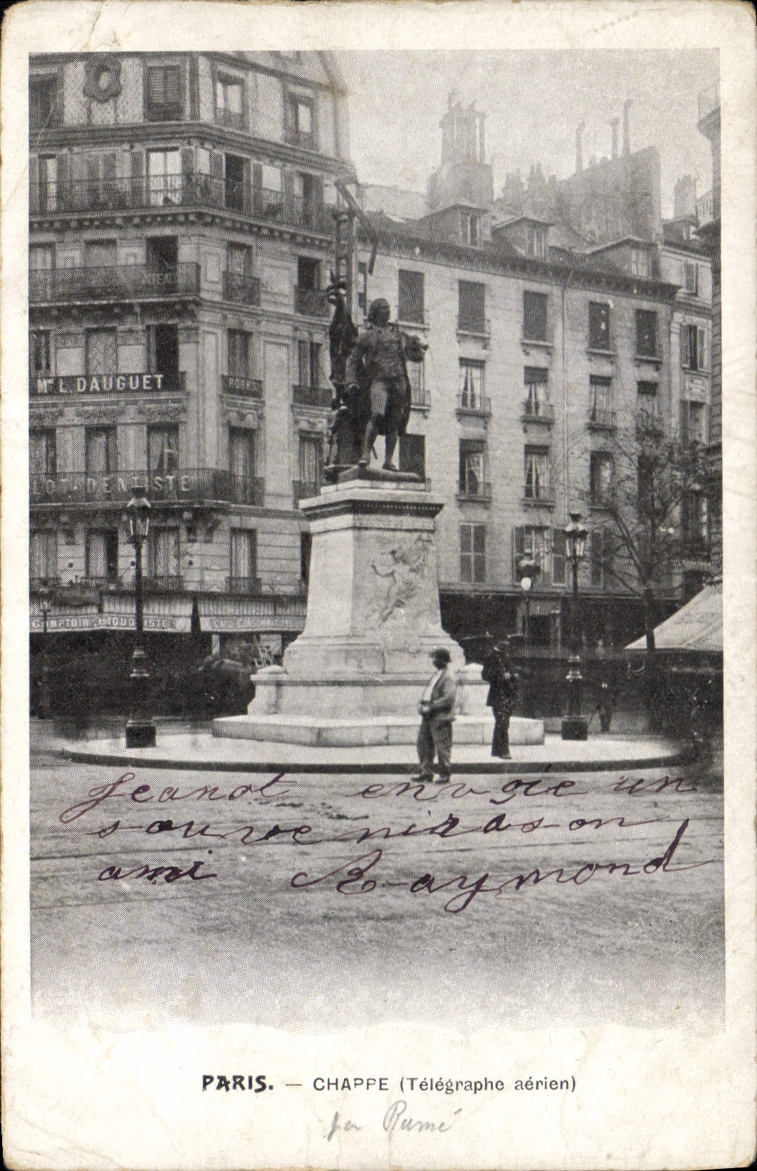 CPA Paris Chappe Telegraphe aerien 