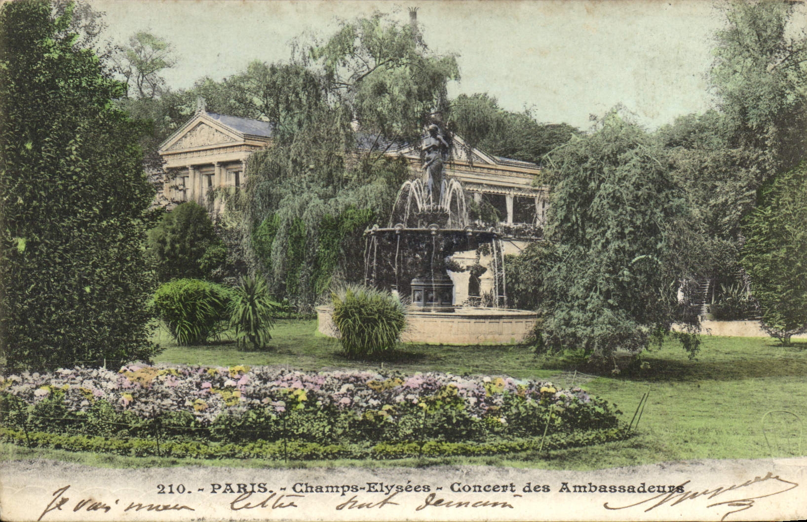 CPA Paris Champs Elysees Concert des Ambassadeurs 