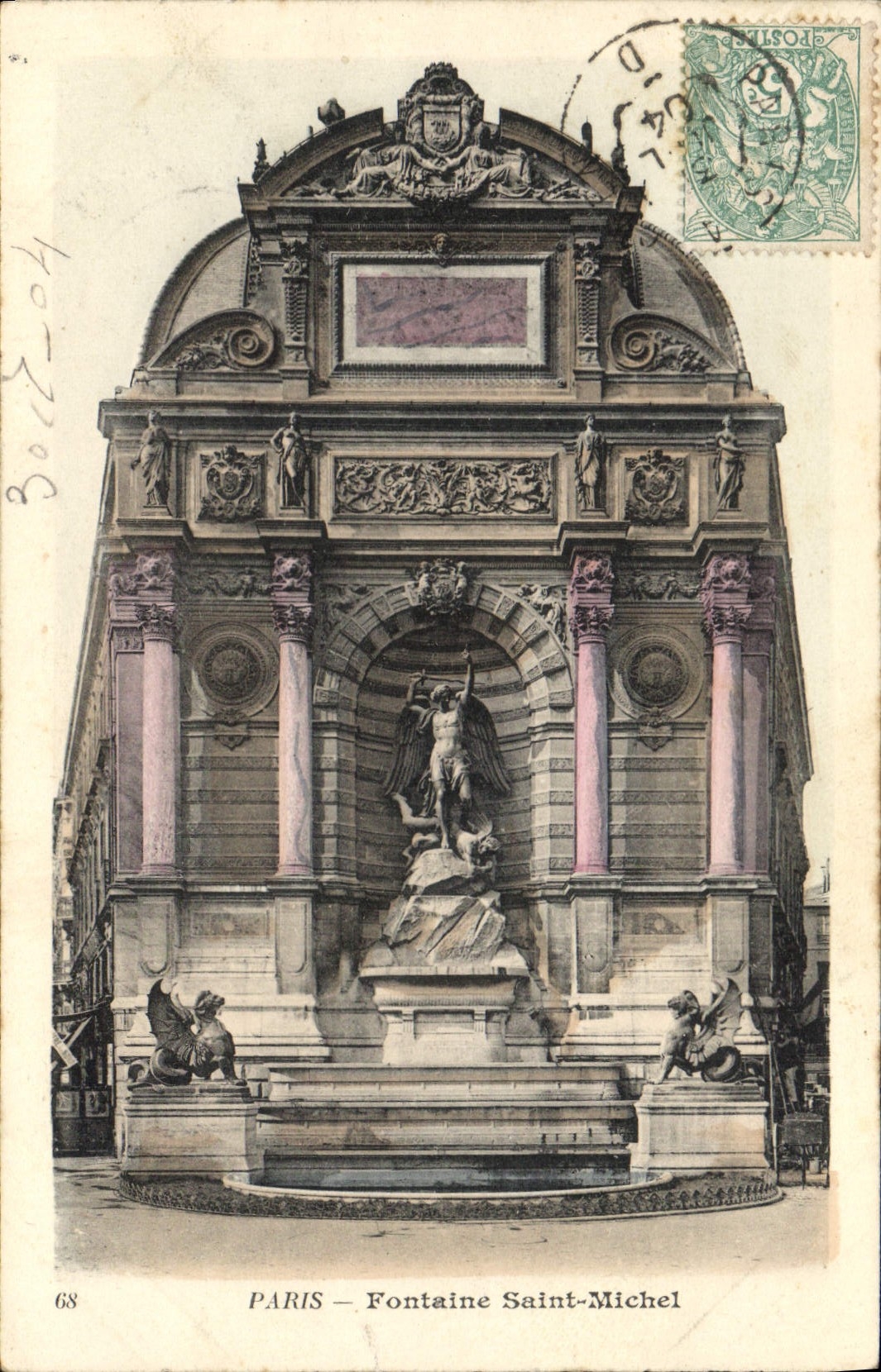CPA Paris Fontaine Saint Michel 