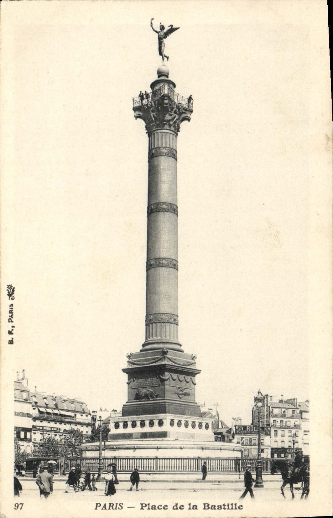 CPA Paris Place de la Bastille 