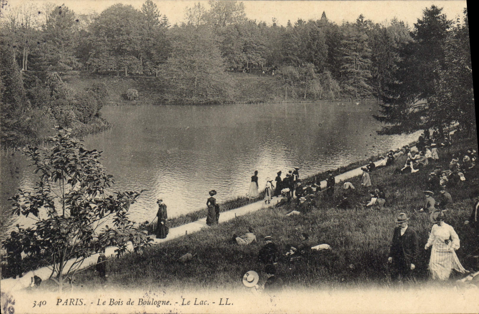 CPA Paris le Bois de Boulogne le Lac 