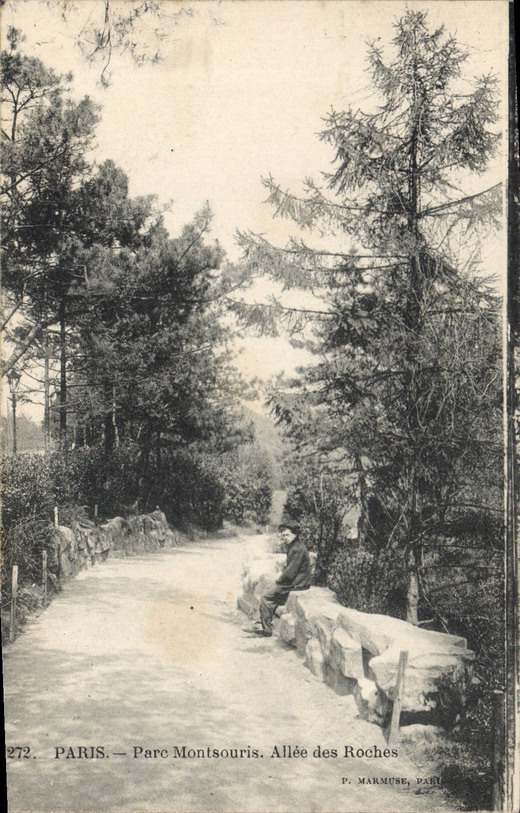 CPA Paris Parc Montsouris Allee des Roches 