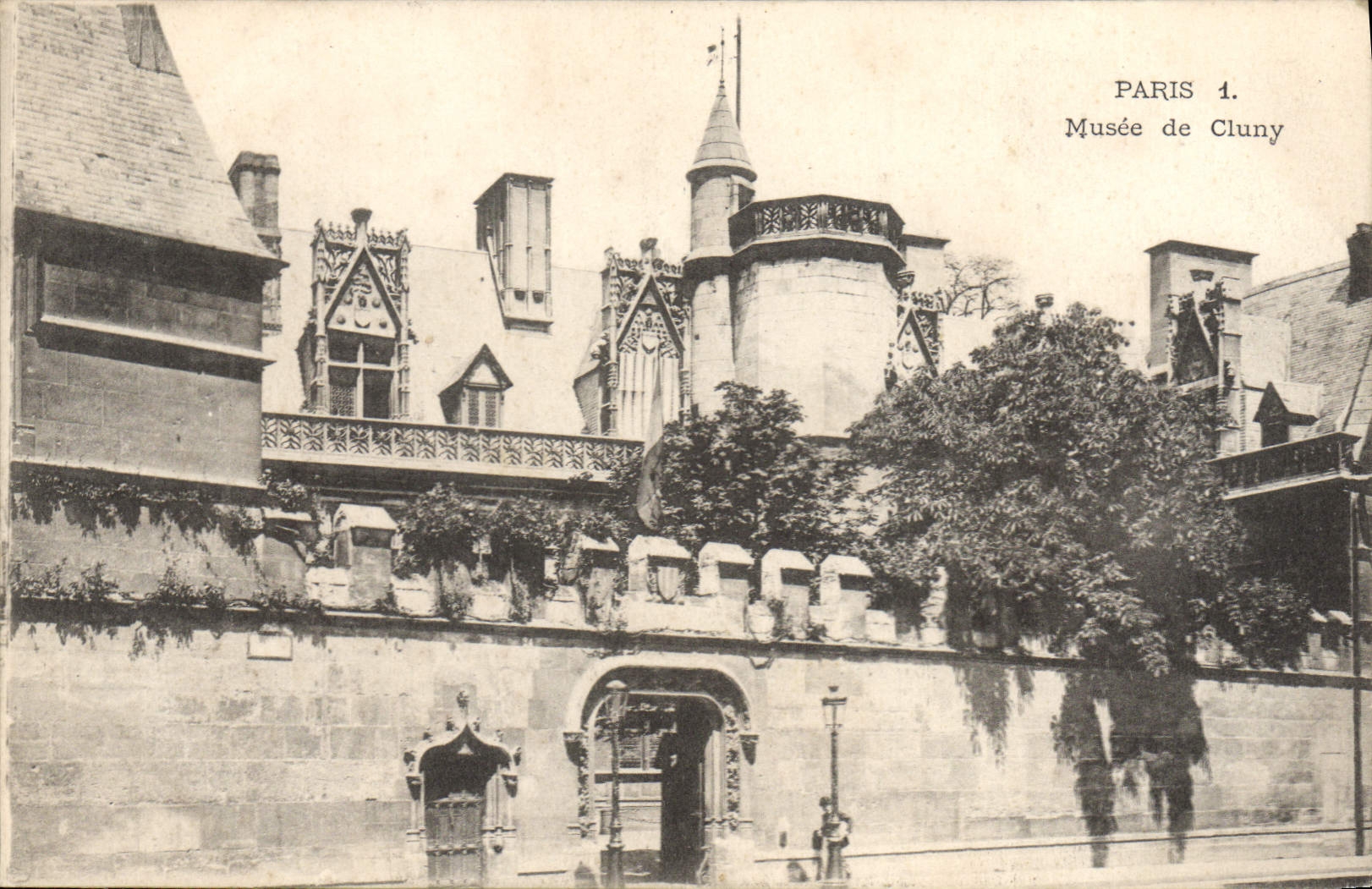 CPA Paris Musee de Cluny 