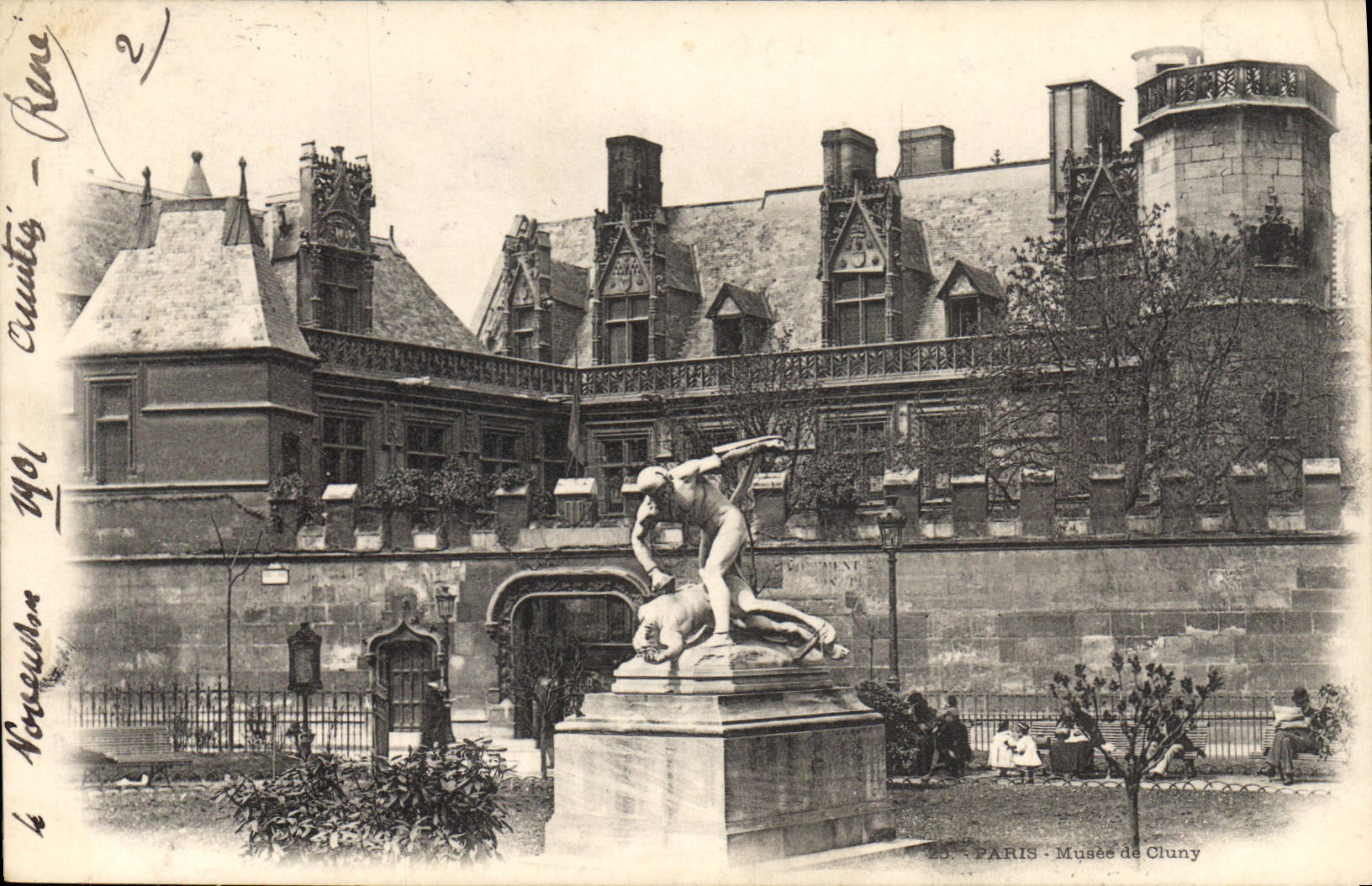 CPA Paris Musee de Cluny 