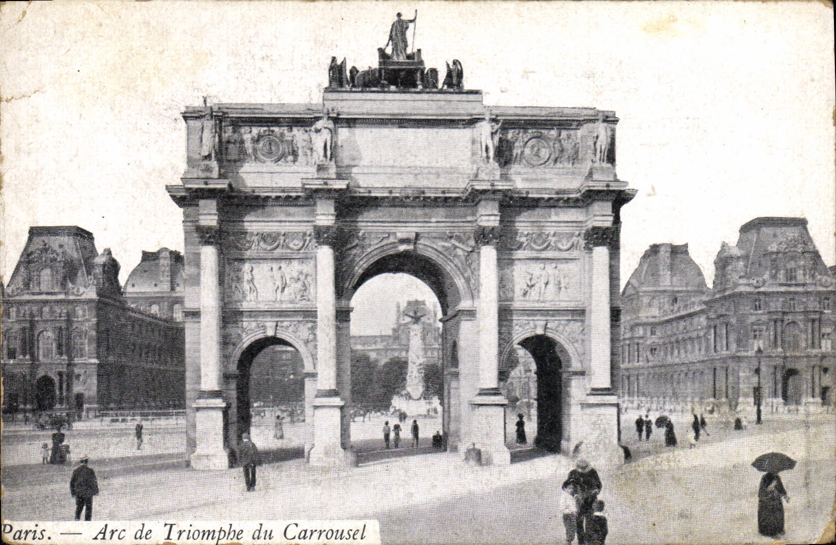 CPA Paris Arc de Triomphe du Carrousel