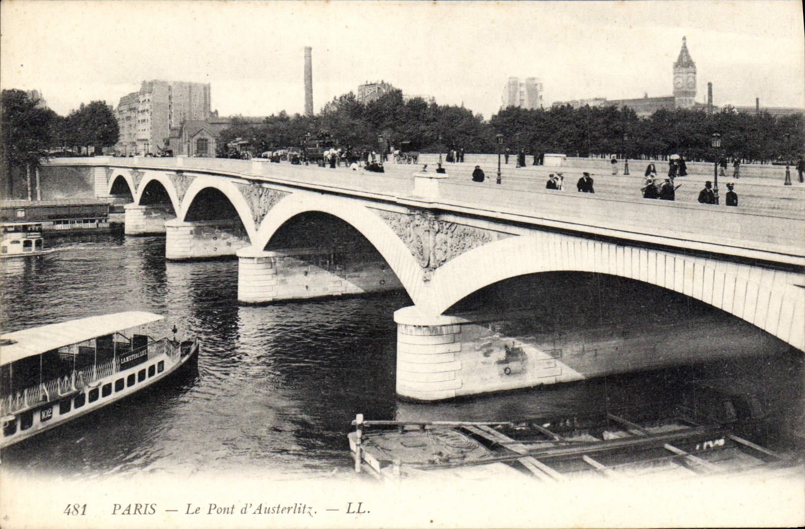 CPA Paris le Pont d'Austerlirz 