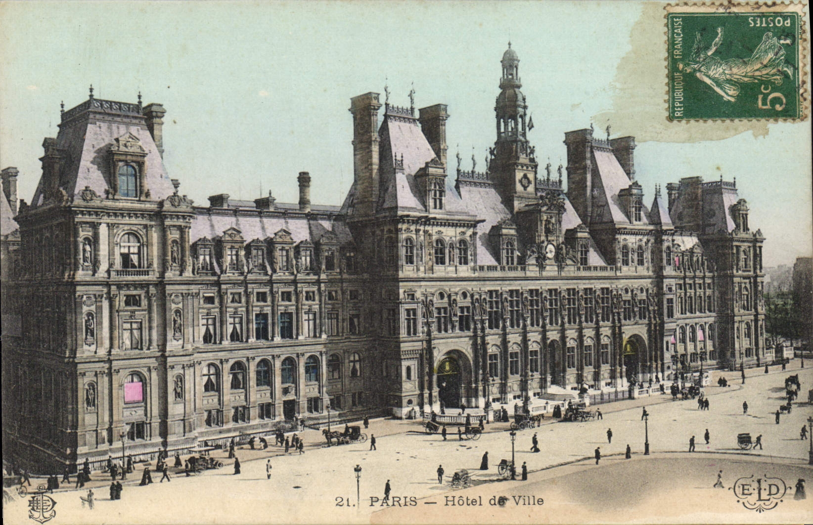 CPA Paris hotel de Ville 