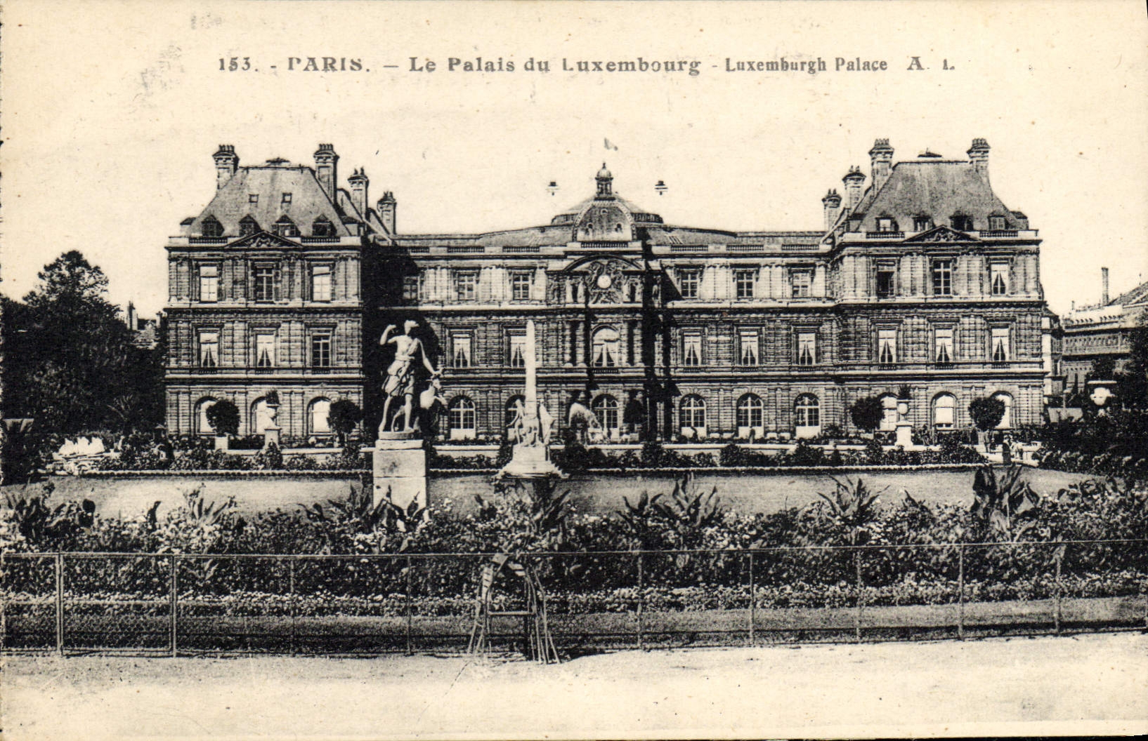 CPA Paris le Palais du Luxembourg 