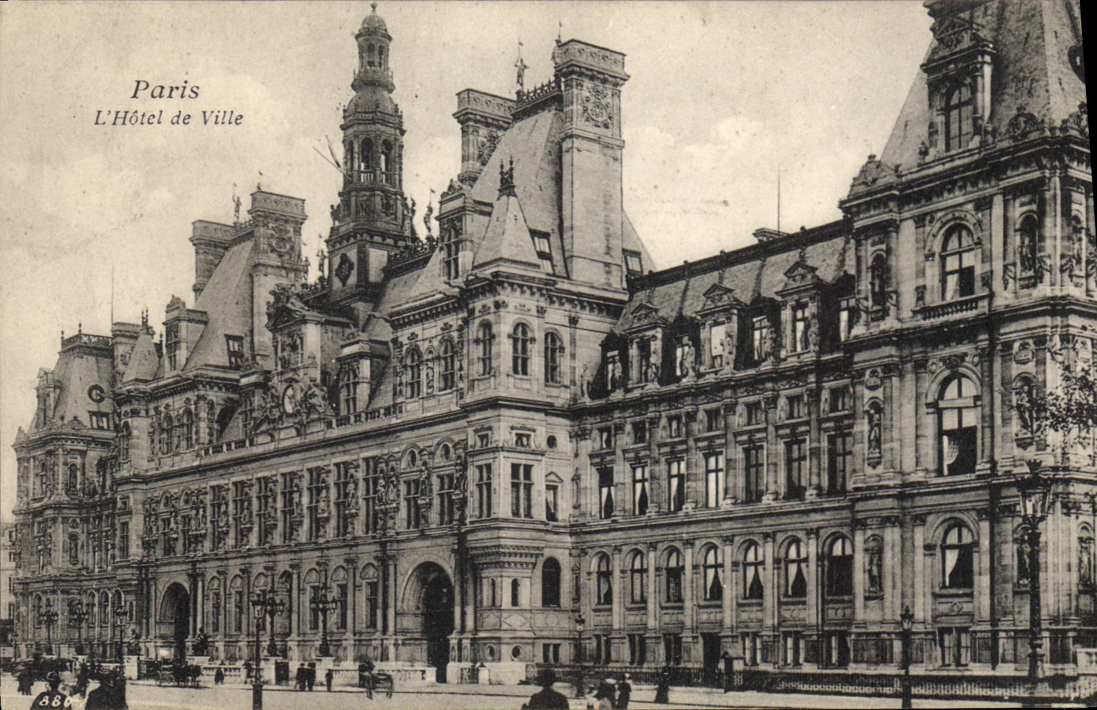 CPA Paris l'hotel de Ville 
