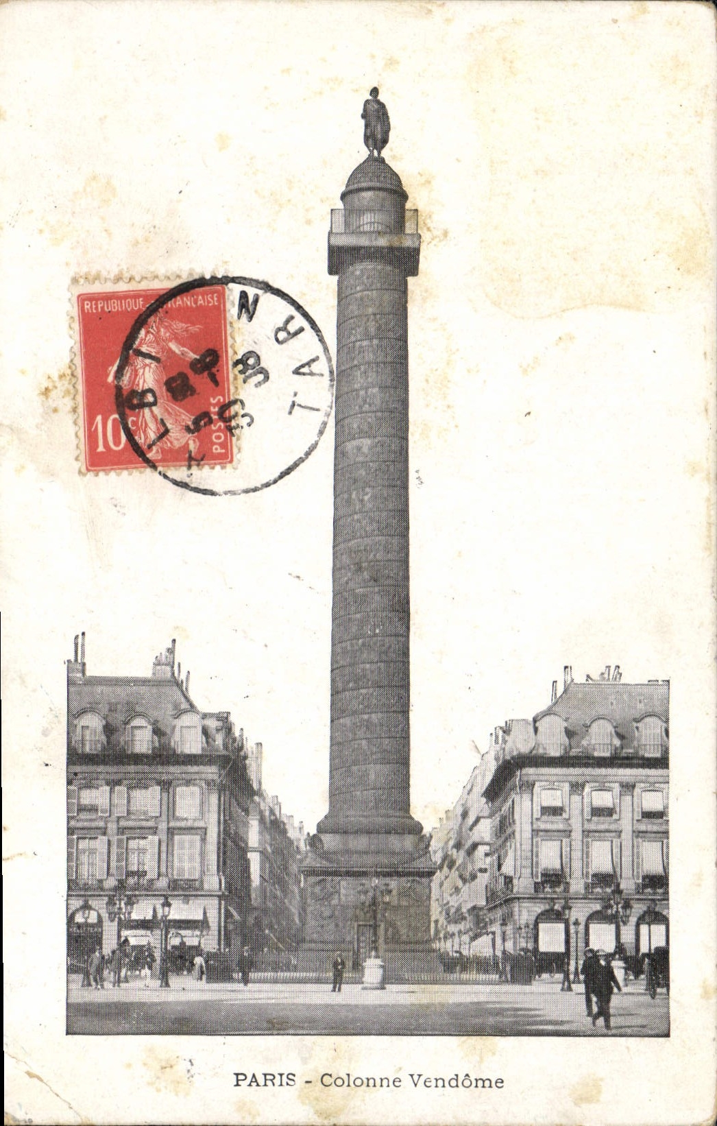CPA Paris Colonne Vendome 