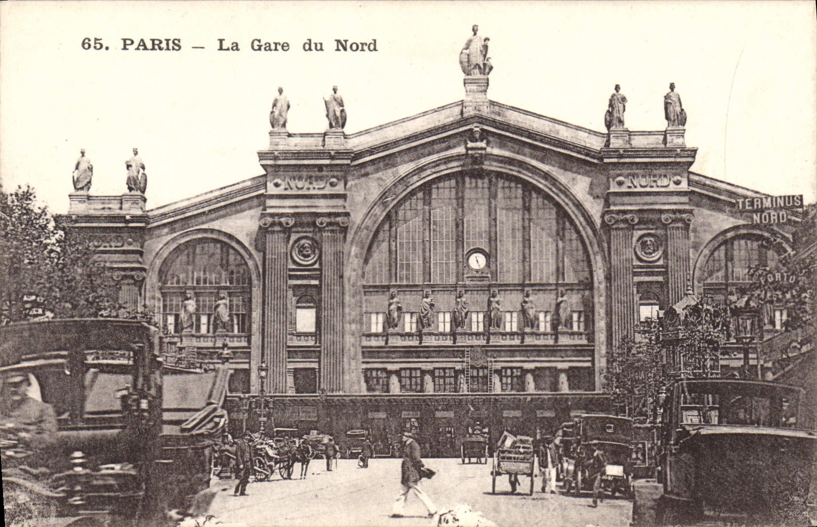 CPA Paris La Gare du Nord