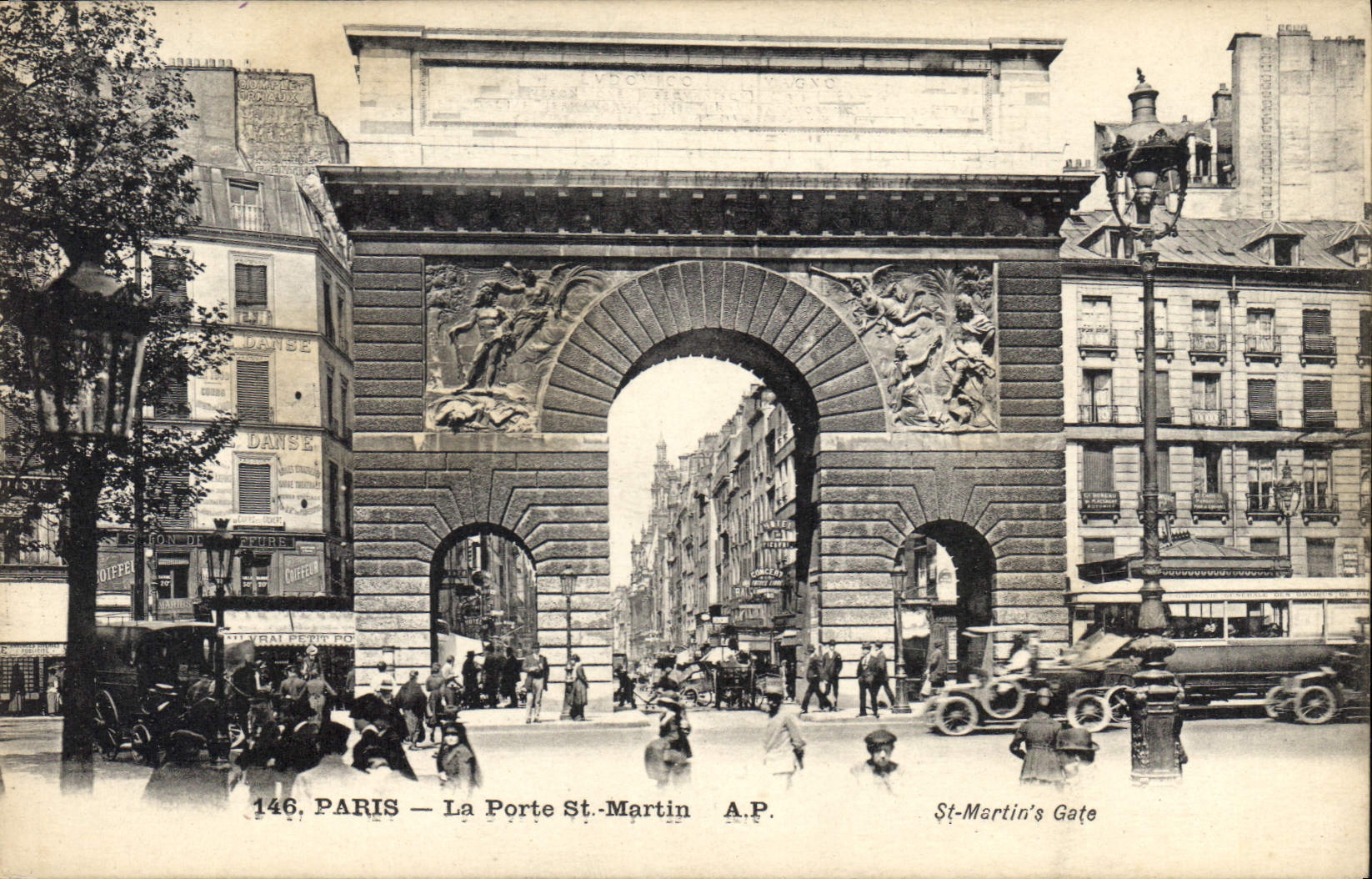 CPA Paris La Porte St Martin 