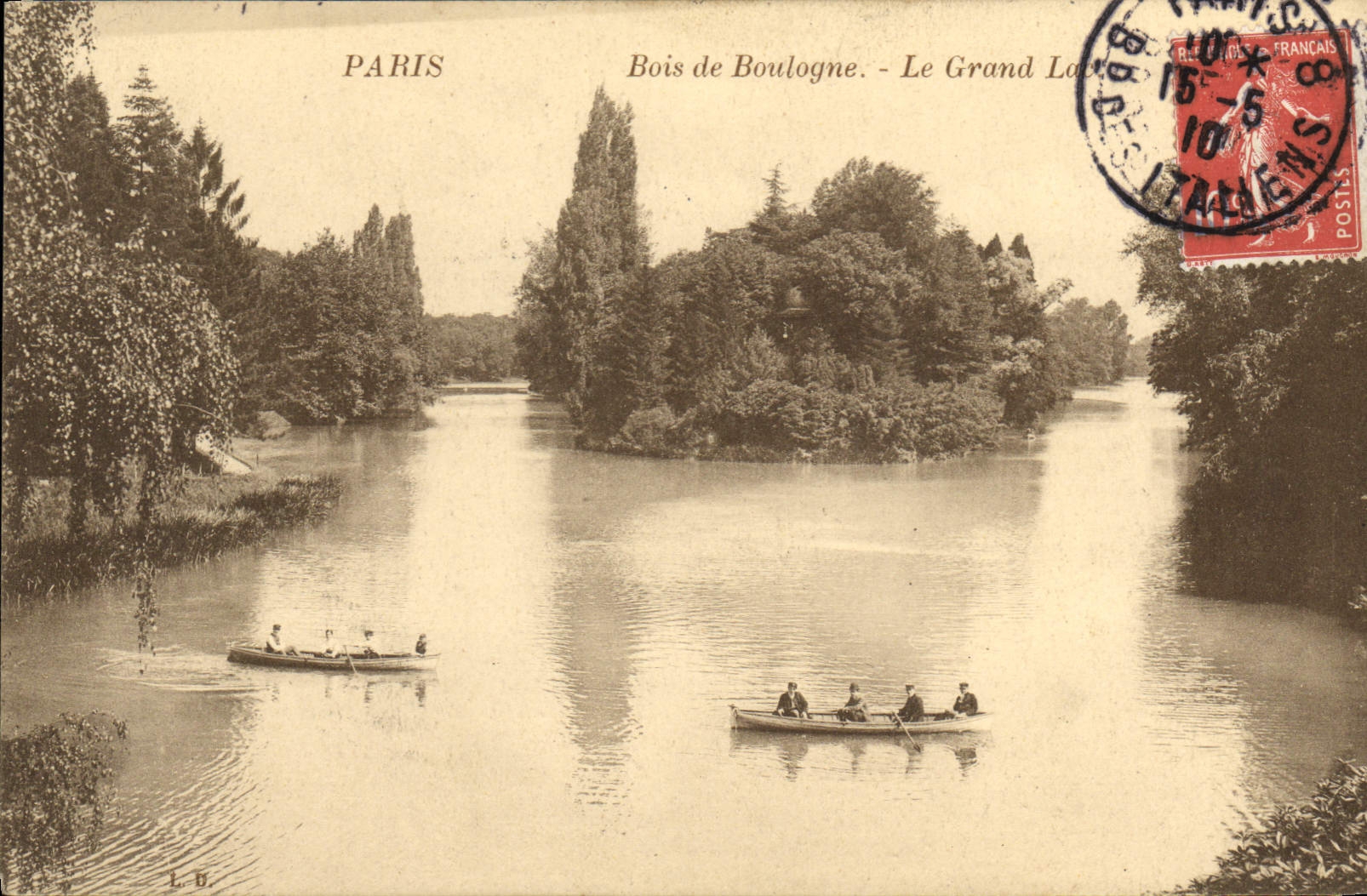 CPA Paris Bois de Boulogne Le Grand Lac 