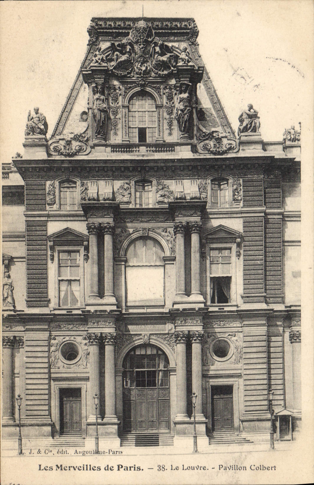 CPA Les Merveilles de Paris Le Louvre Pavillon Colbert