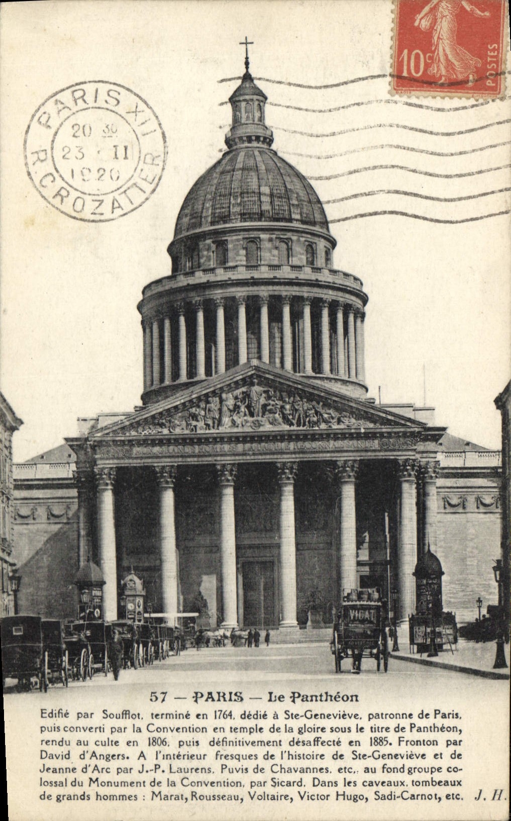 CPA Paris le Pantheon 