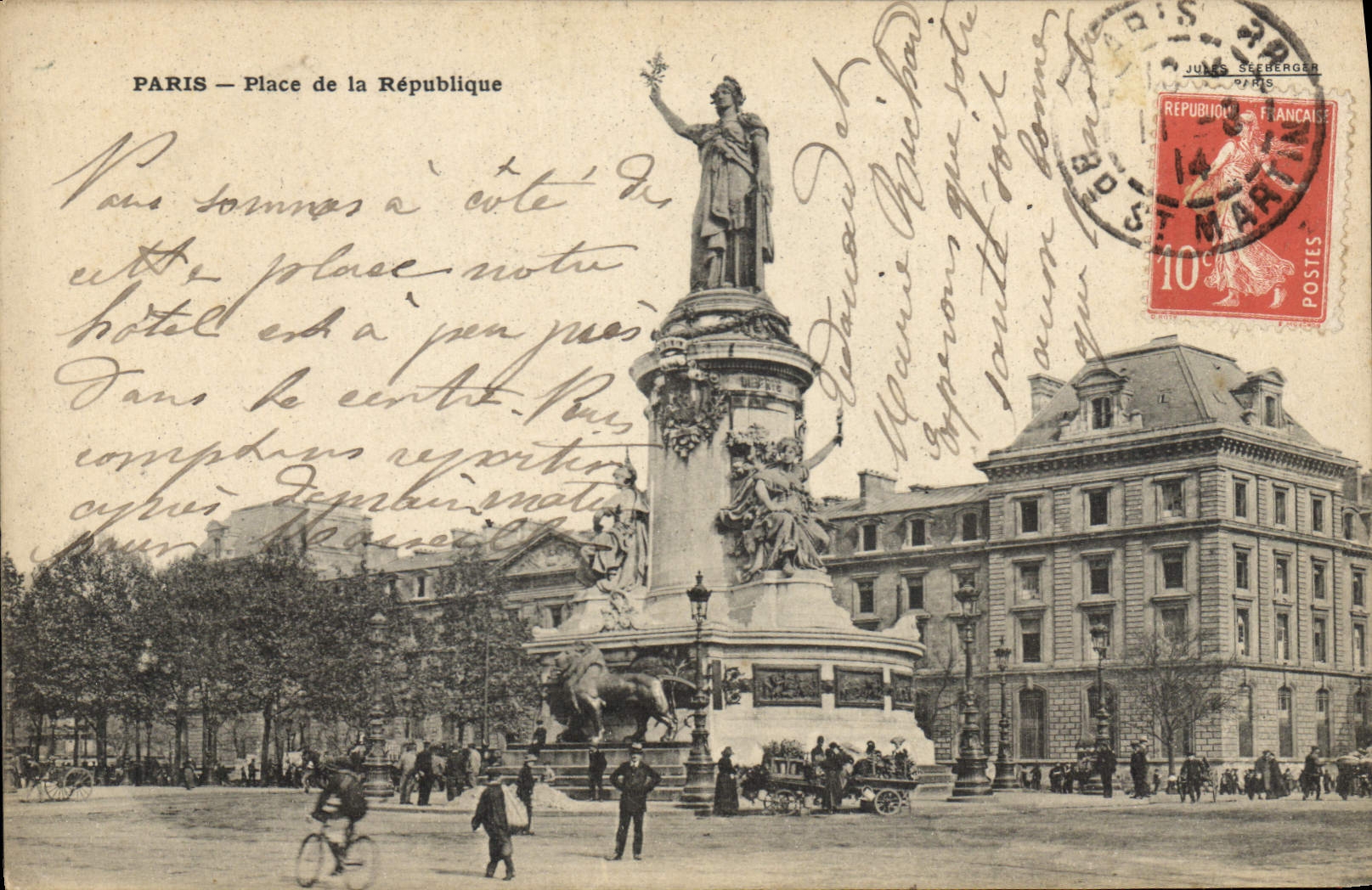 CPA Paris Place de la Republique