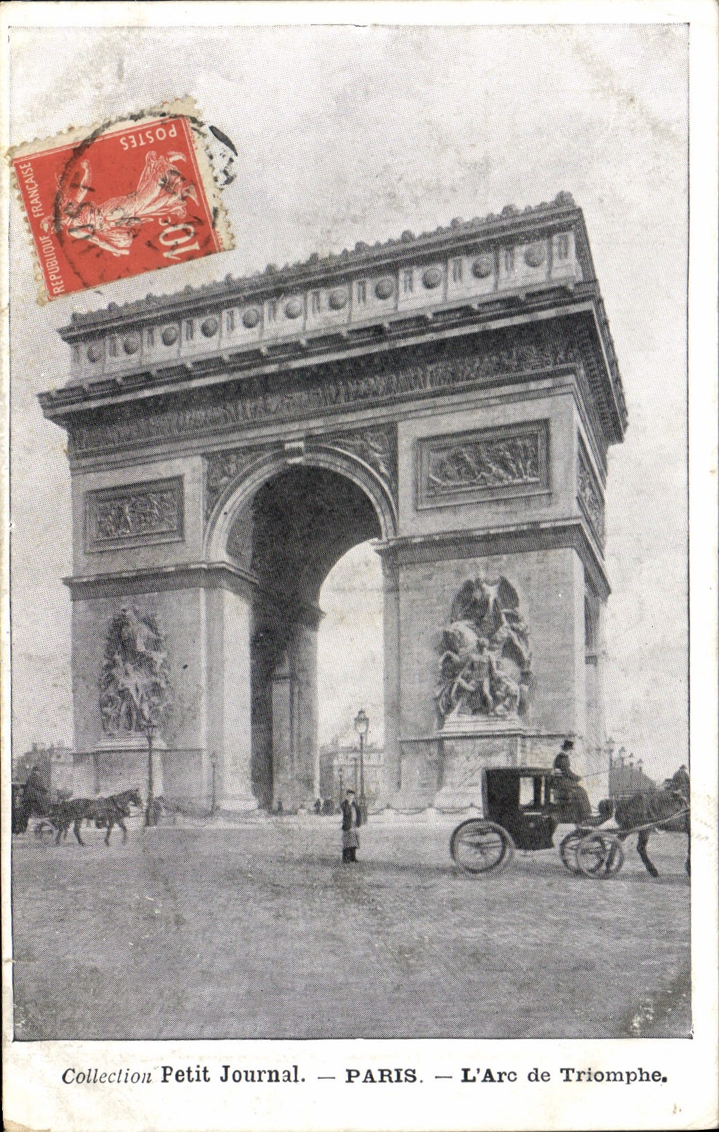 CPA Collection Petit Journal Paris L'Arc de Triomphe