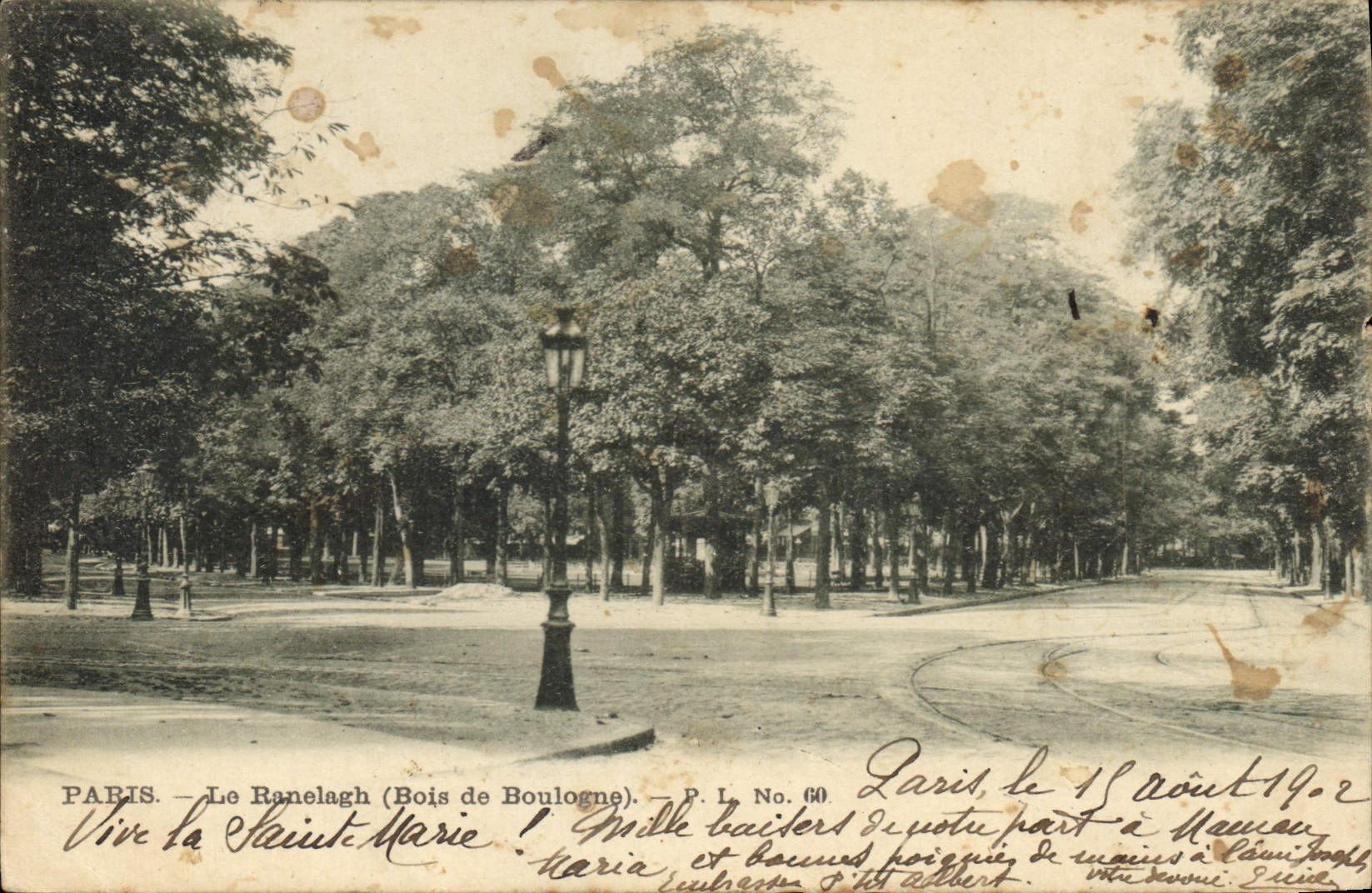 CPA Paris Le Ranelagh Bois de Boulogne 