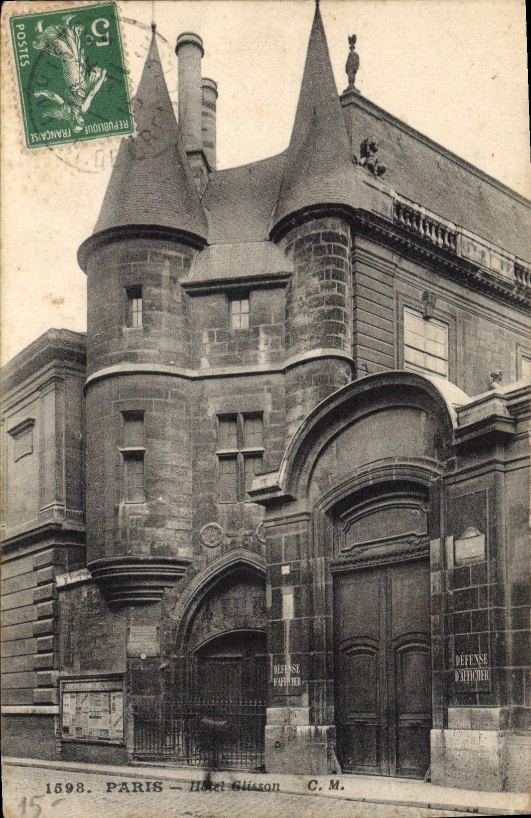 CPA Paris Hotel Glisson