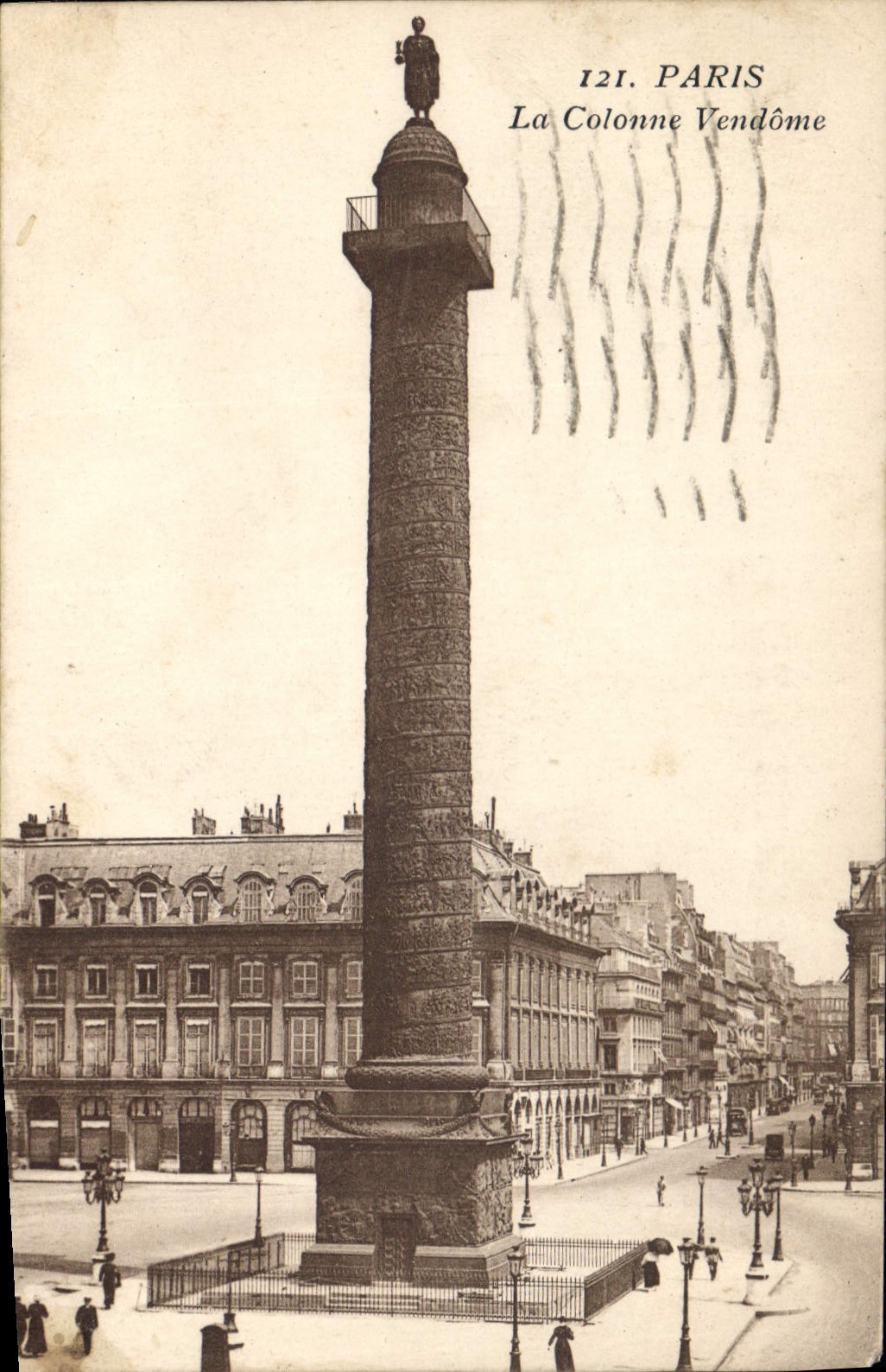 CPA Paris La Colonne Vendome 