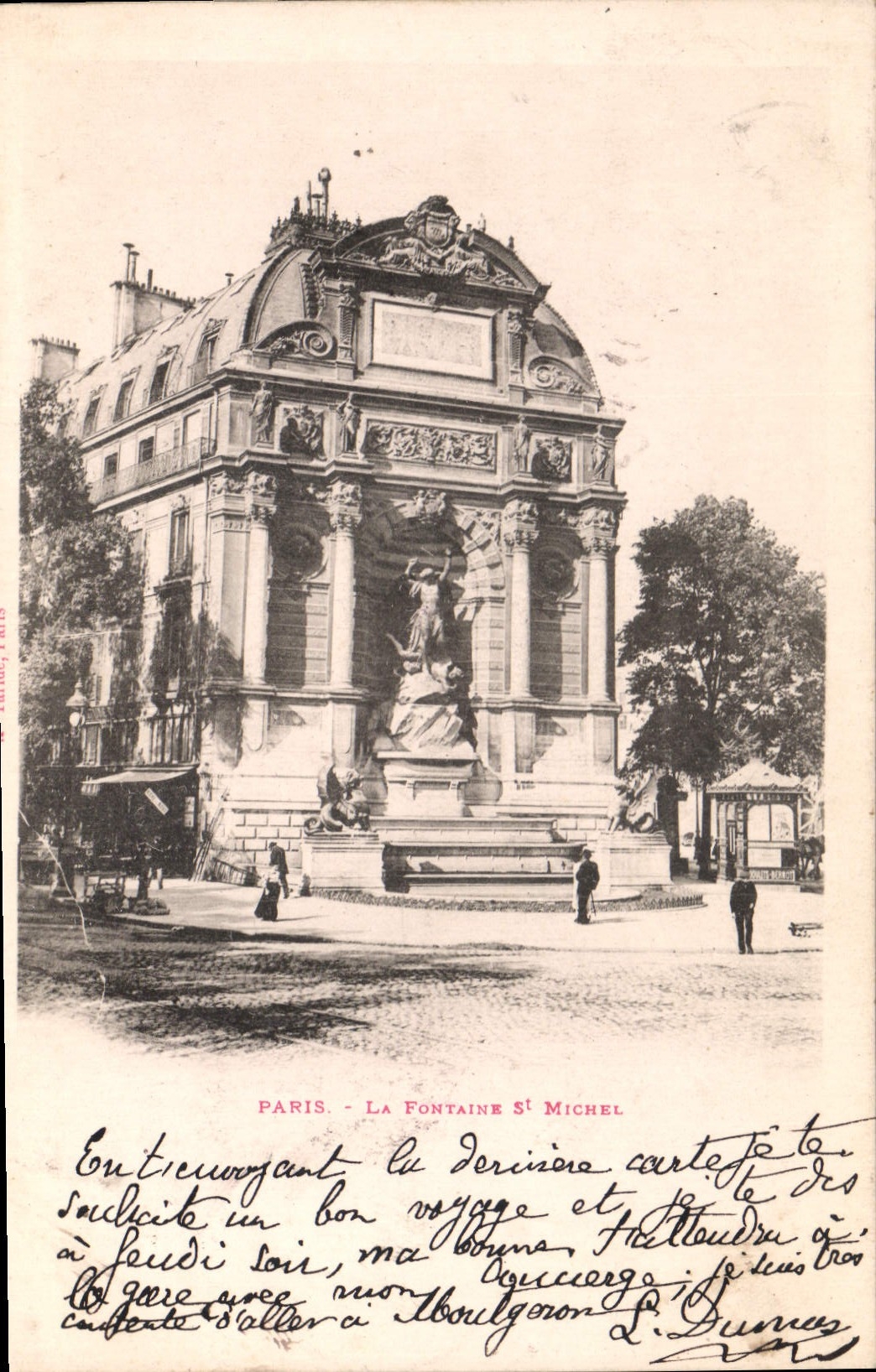 CPA Paris La Fontaine St Michel 